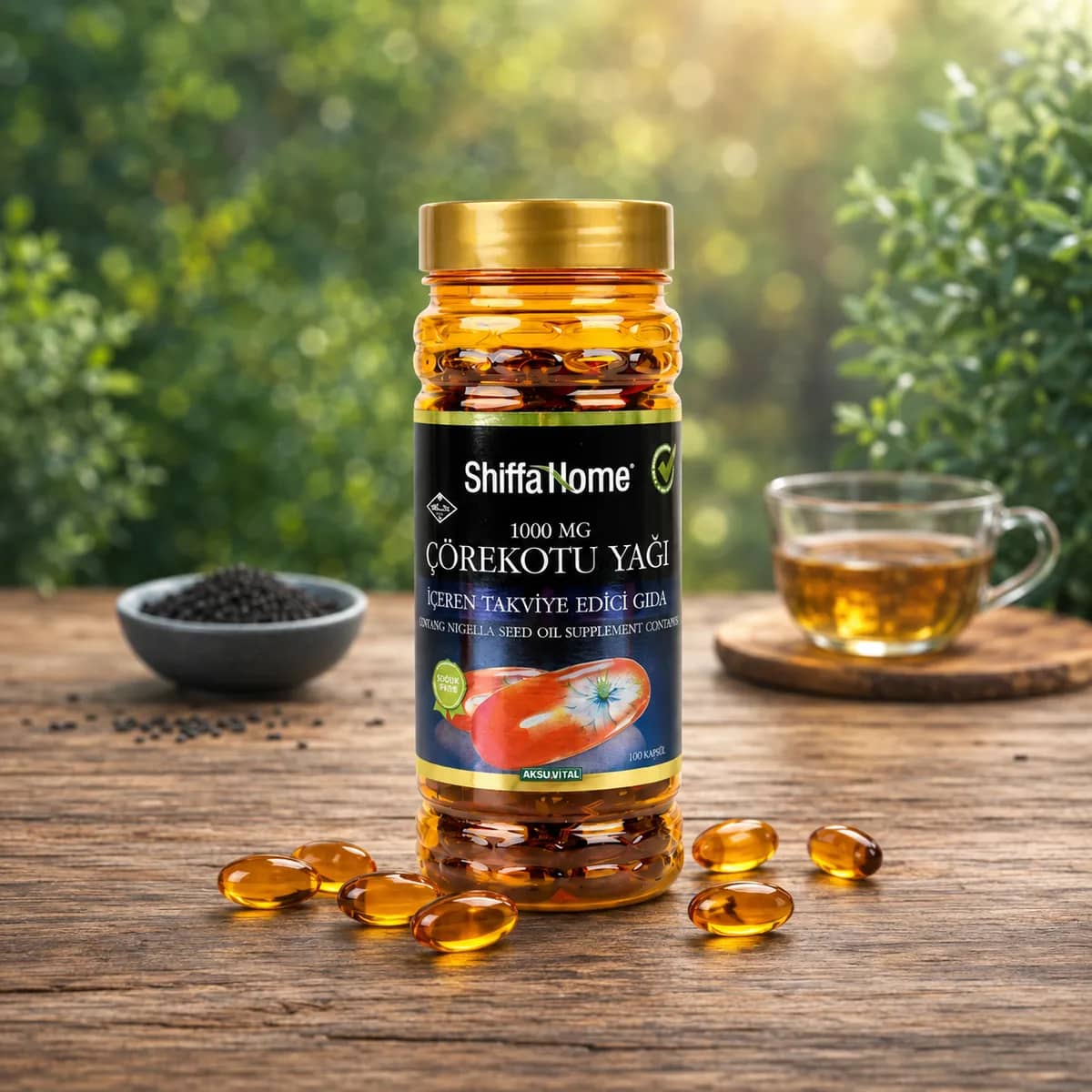 Vaj i farës së zezë (Nigella Sativa) Kapsula