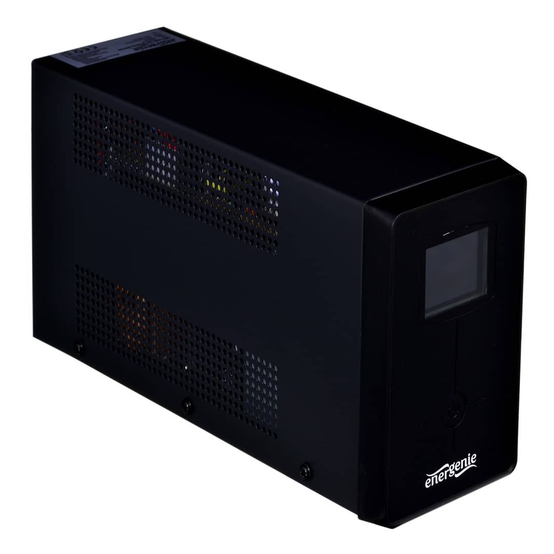 GEMBIRD UPS with USB and LCD display, 1500 VA, black | EG-UPS-034