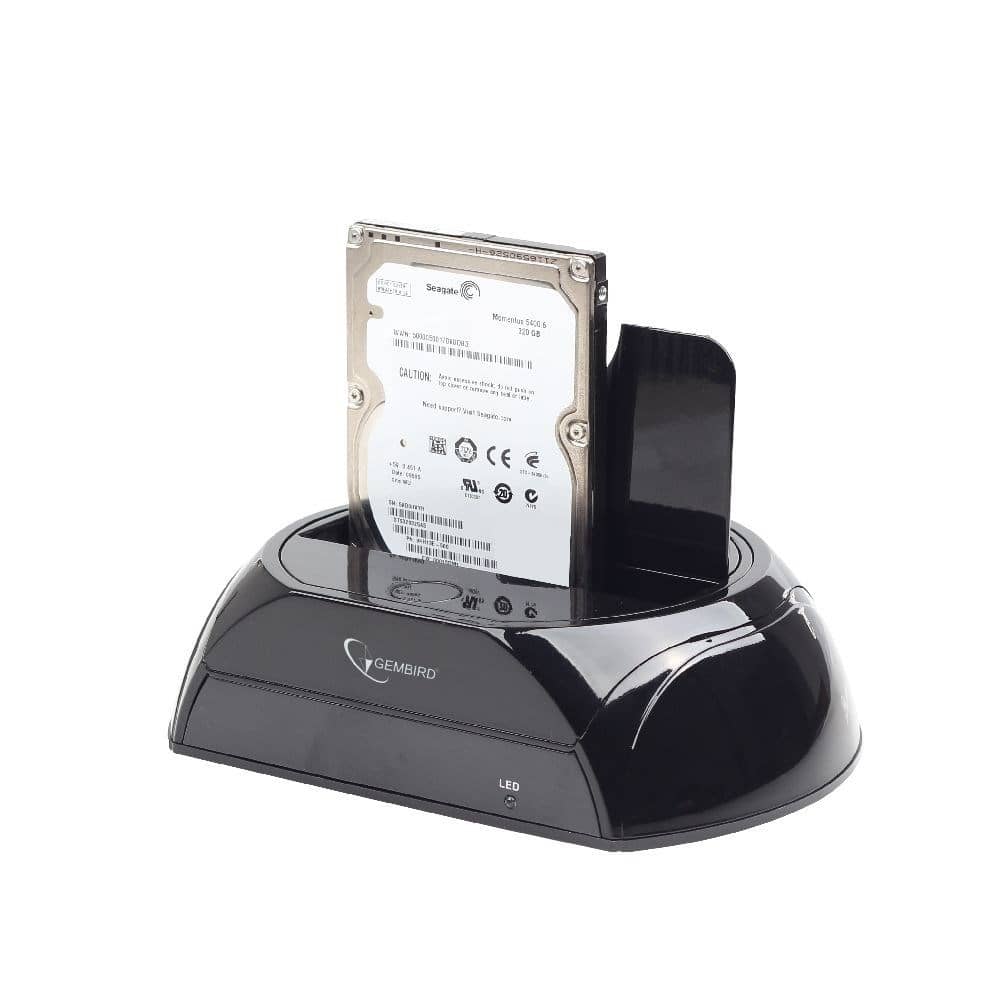 GEMBIRD USB 3.0 docking station for SATA hard drives, black | HD32-U3S-2