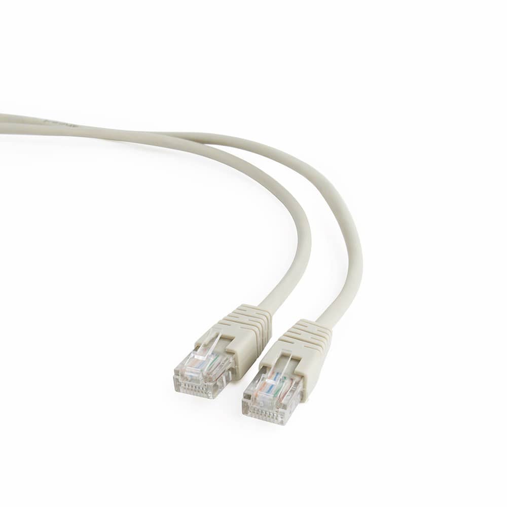 Gembird PP12-15M – 15m, Cat5e, UTP, RJ-45 në RJ-45, gri