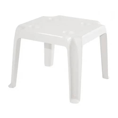 TABLE WITH 4 GLASSWARE + PLASTIC UMBRELLA POSITION