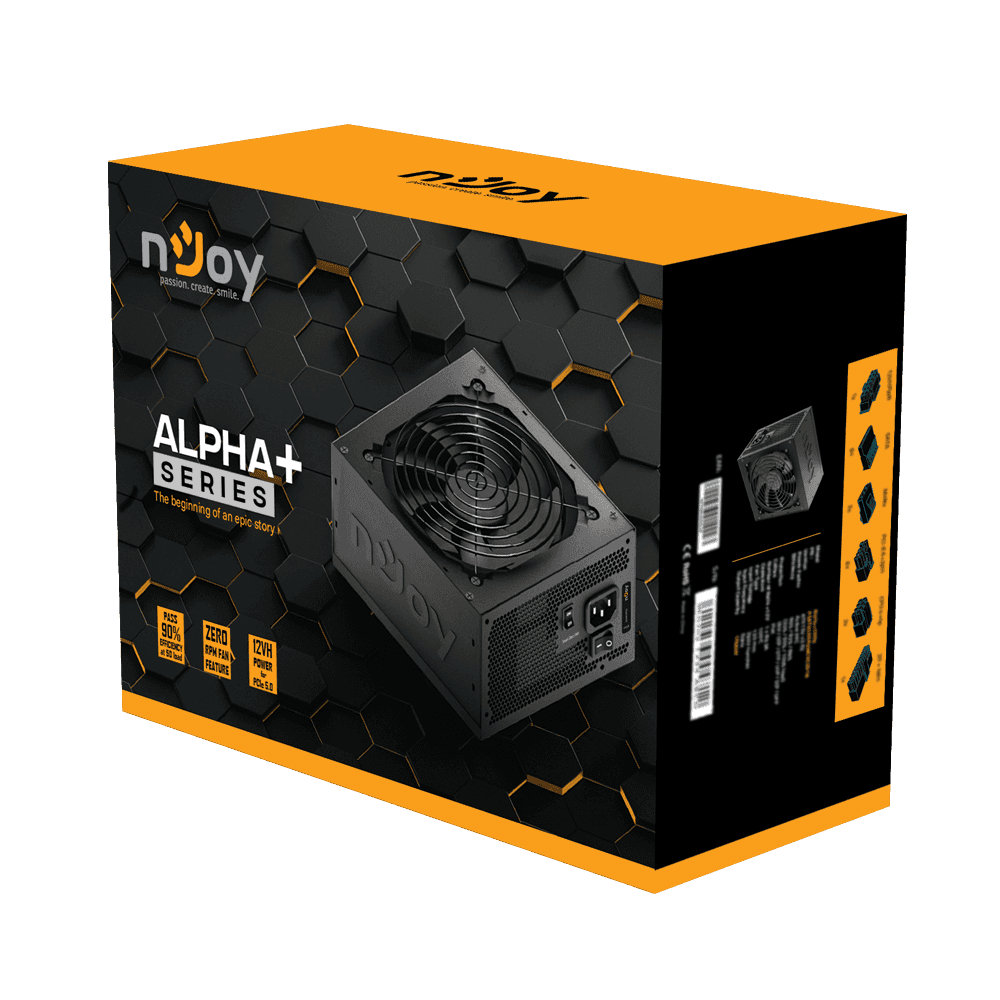 Furnizues I rrymës nJoy Alpha+ 1000 - 1000W - 80 PLUS Gold