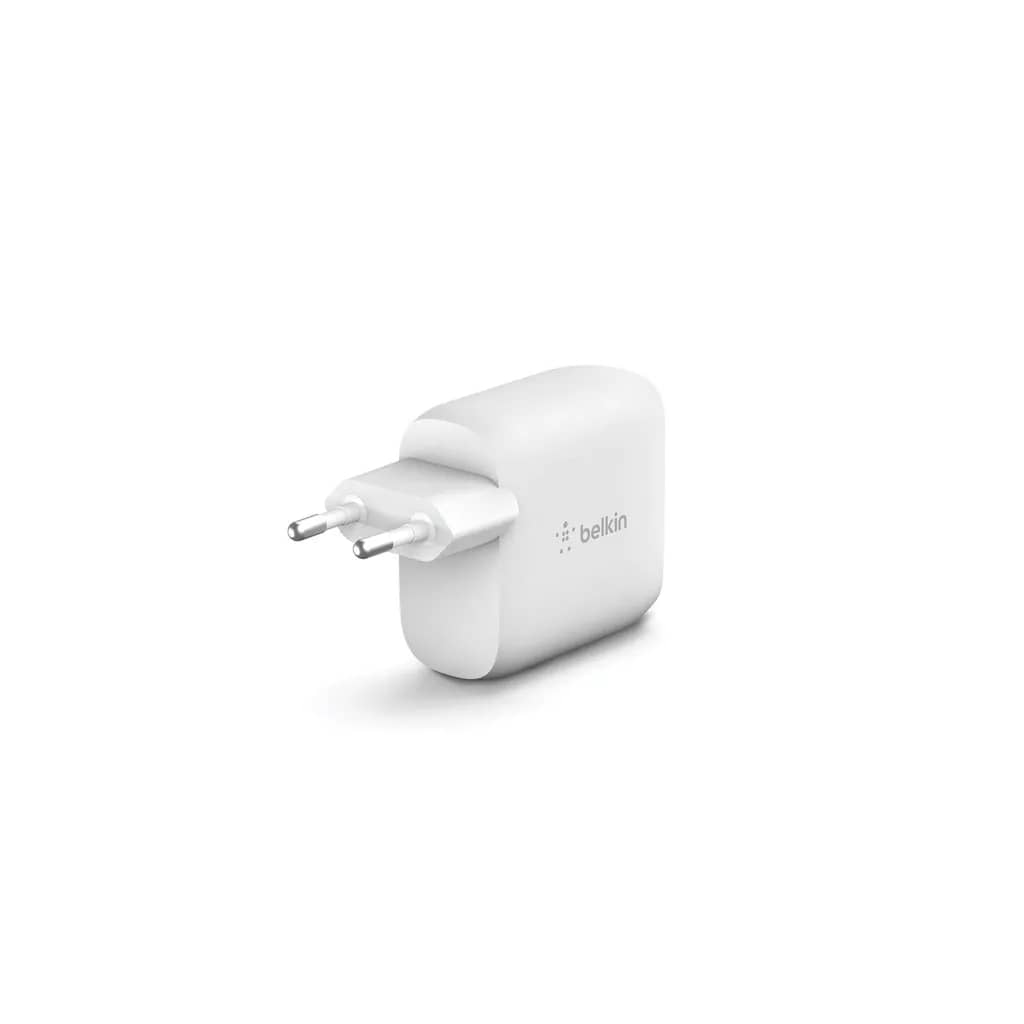 Belkin BOOST CHARGE 24w USB-A Dual Wall Charger w/ 1m A-C - White