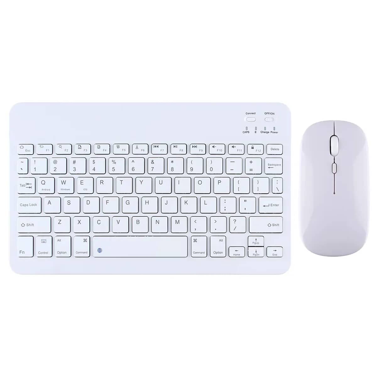 Set tastierë dhe miu wireless, i bardhë